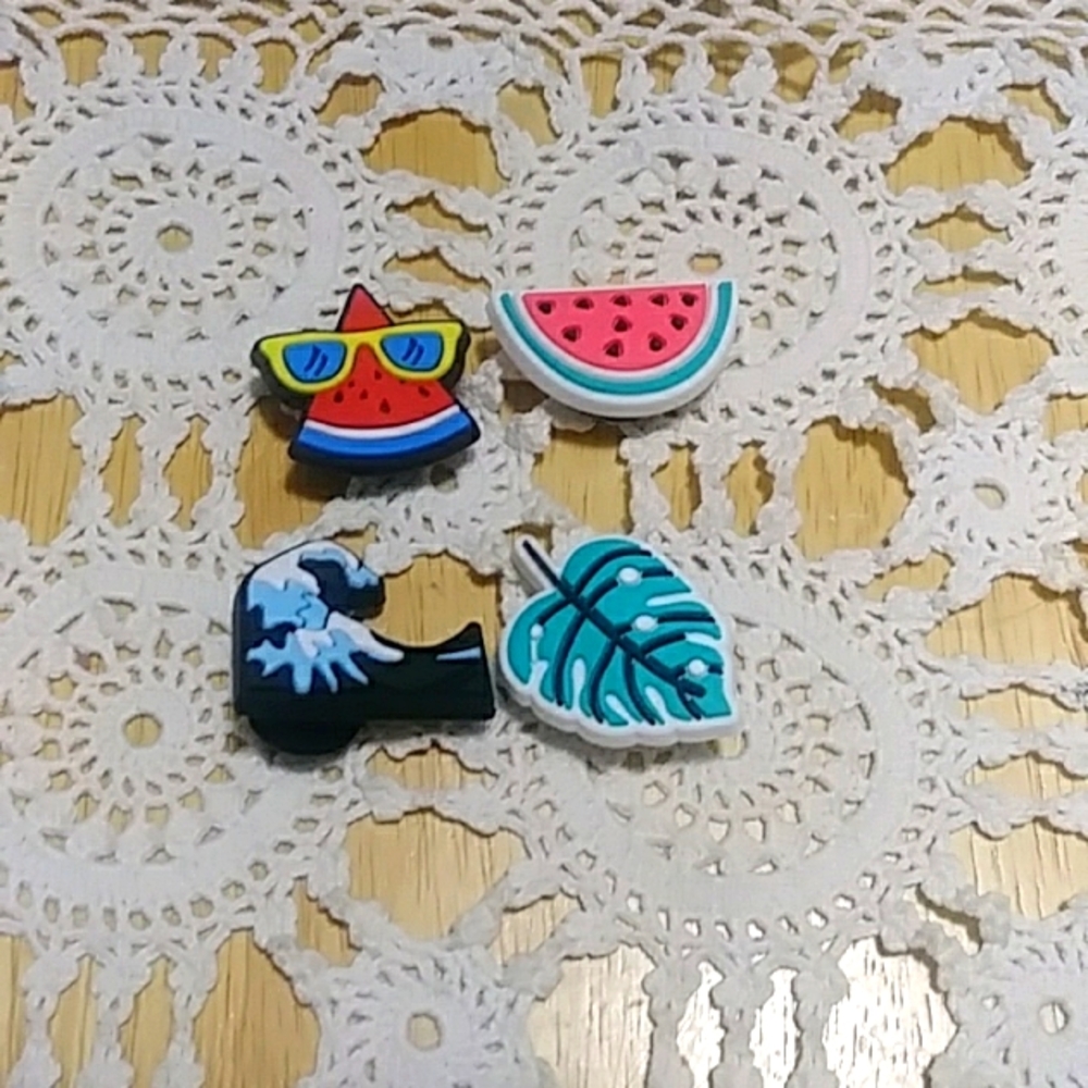 Summer vibes Jibbitz - shoe charms for CROCS or similar shoe